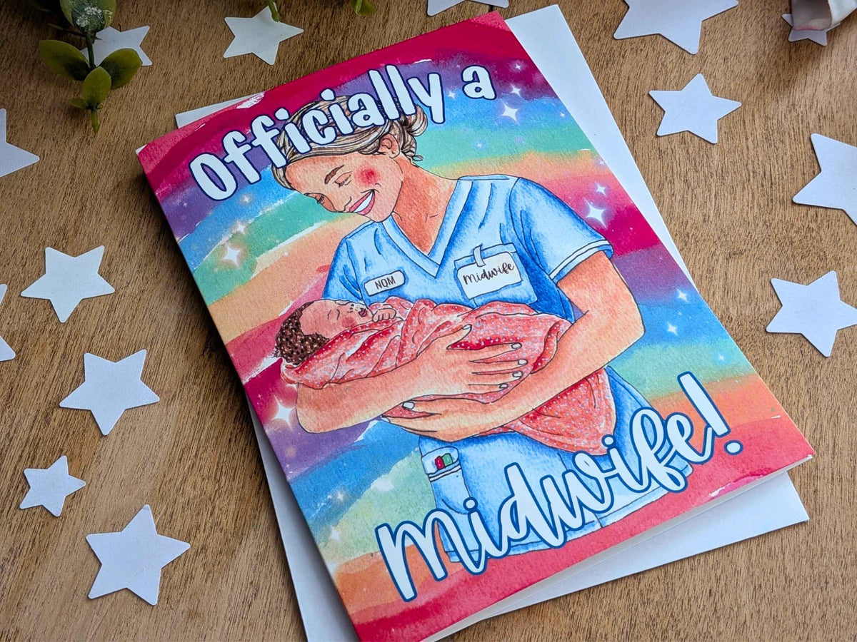 Midwife Congratulations Card | Student Midwife Graduation Gift