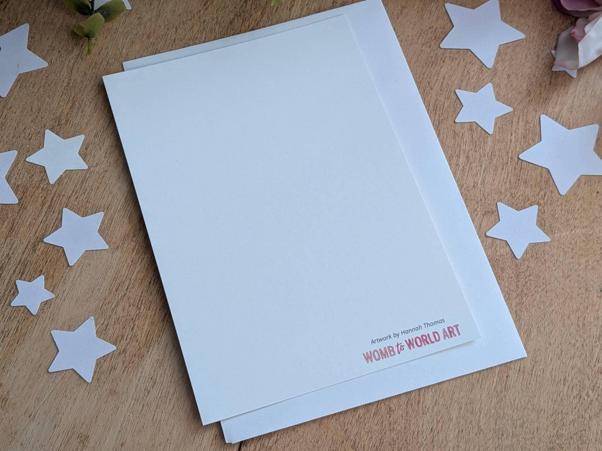 Student Midwife 40th Birth Thank You Card for the Baby