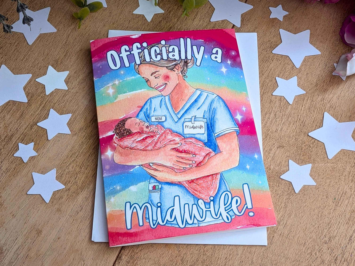 Midwife Congratulations Card | Student Midwife Graduation Gift