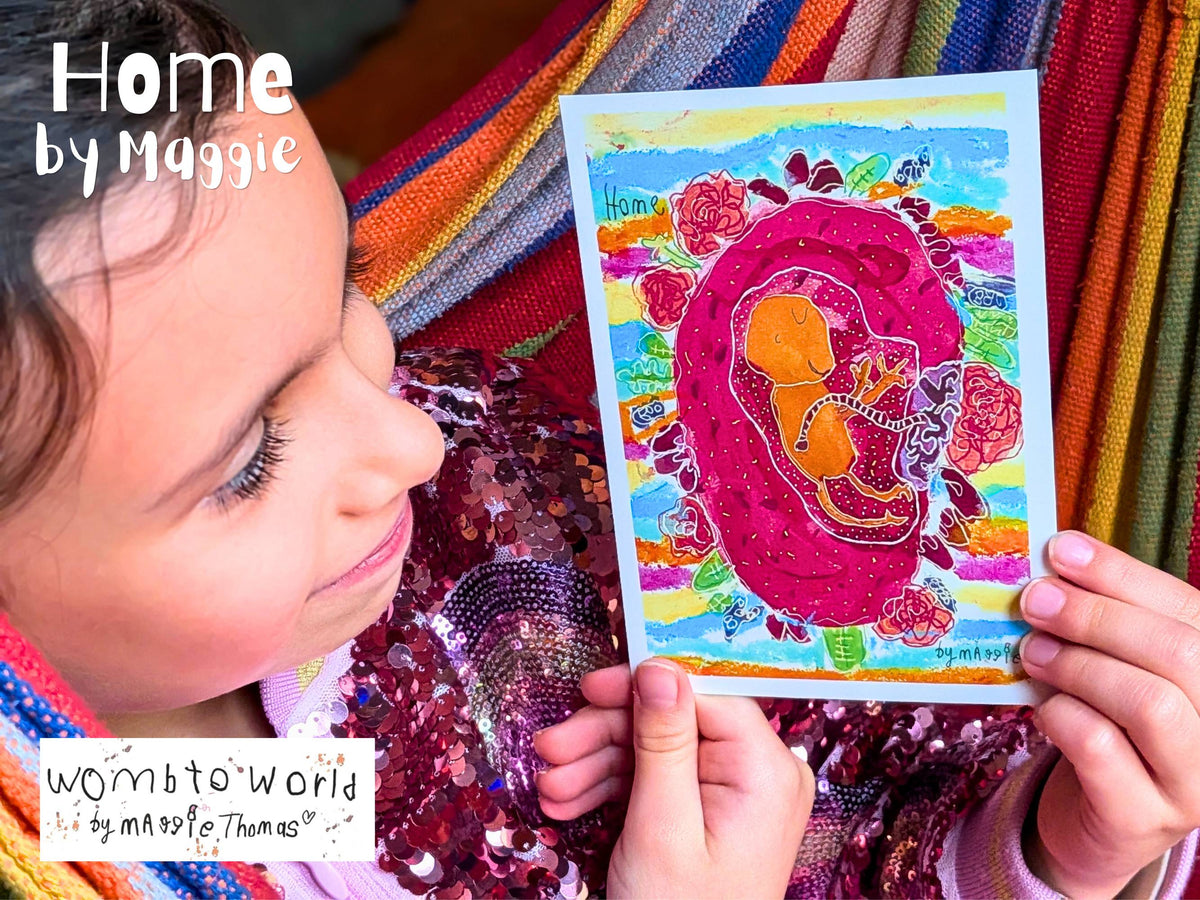 Womb to World by Maggie, A6 Prints - Multibuy