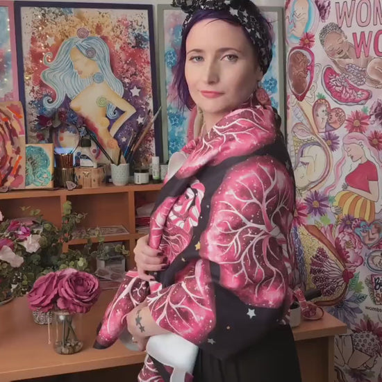 Placenta Art Scarf