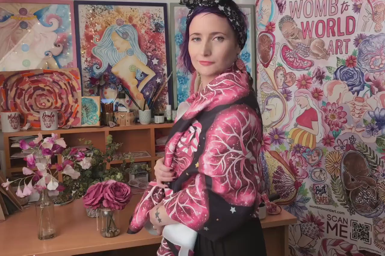 Placenta Art Scarf