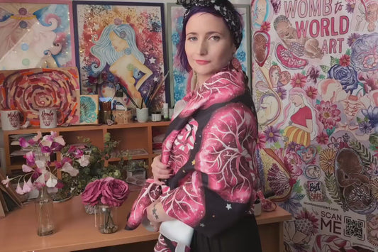 Placenta Art Scarf