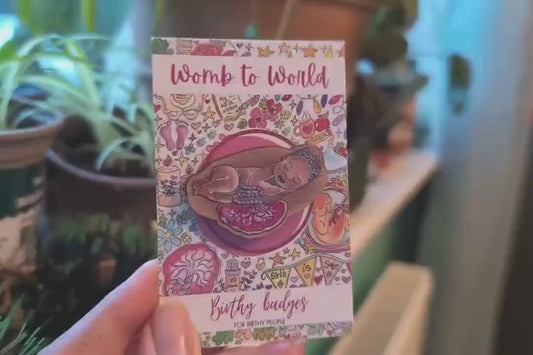 Newborn Baby Pin Badge
