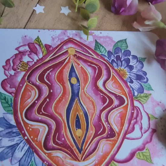 Yoni Art Mouse Mat