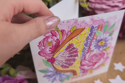 Breast Art Card