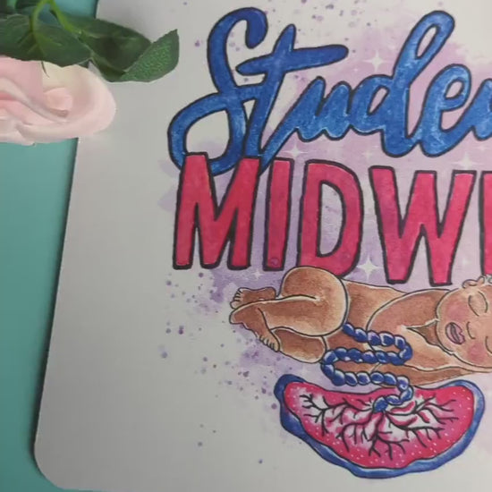 Student Midwife Mouse Mat Desk Pad