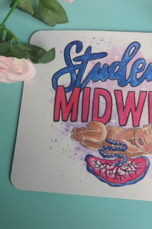 Student Midwife Mouse Mat Desk Pad