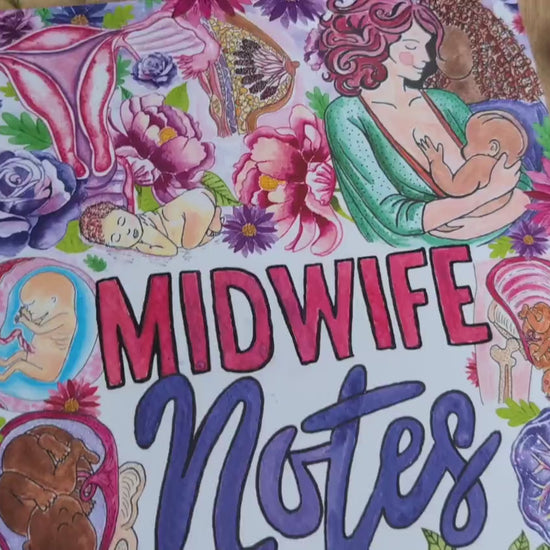 Midwife Notebook A4 Lined