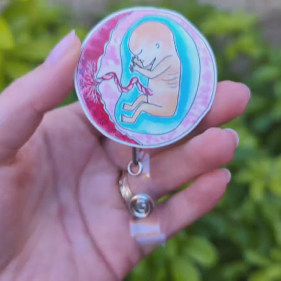 Midwife Badge Reel 50mm