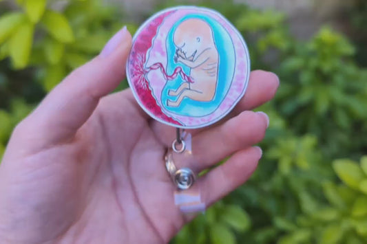 Midwife Badge Reel 50mm