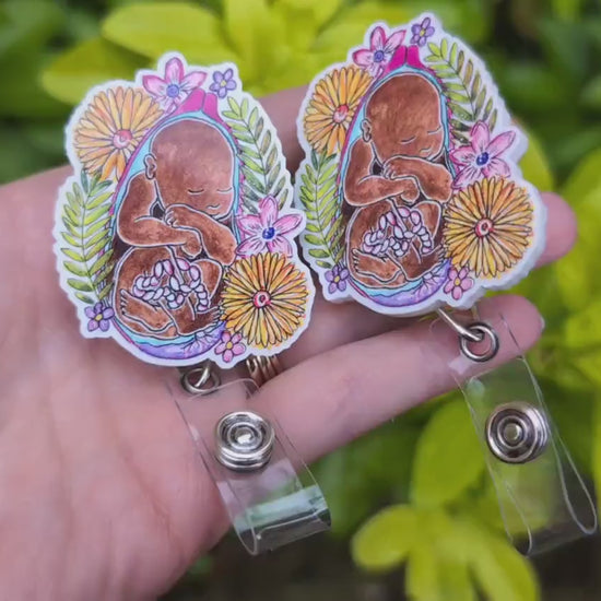 Midwife Badge Reel