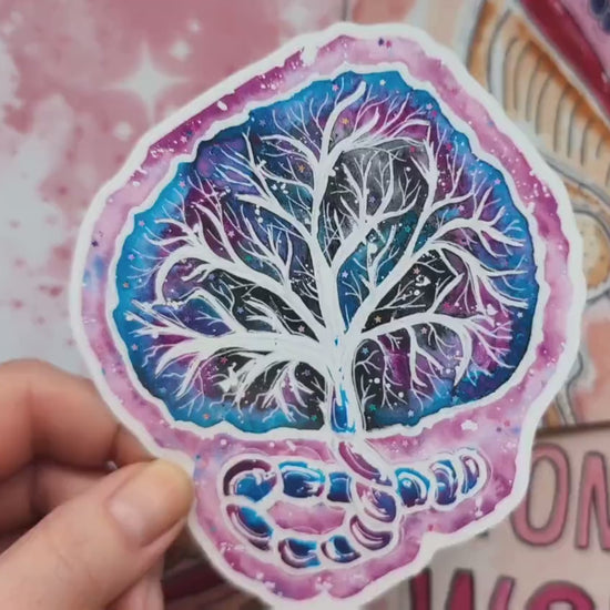 Placenta Art Sticker 10cm