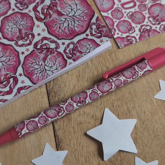 Student Midwife Placenta Notebook, Pen, Bookmark & Stickers
