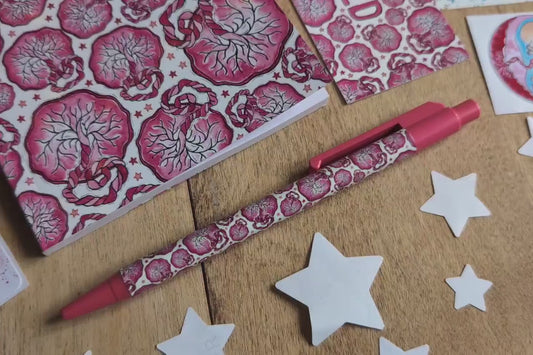 Student Midwife Placenta Notebook, Pen, Bookmark & Stickers