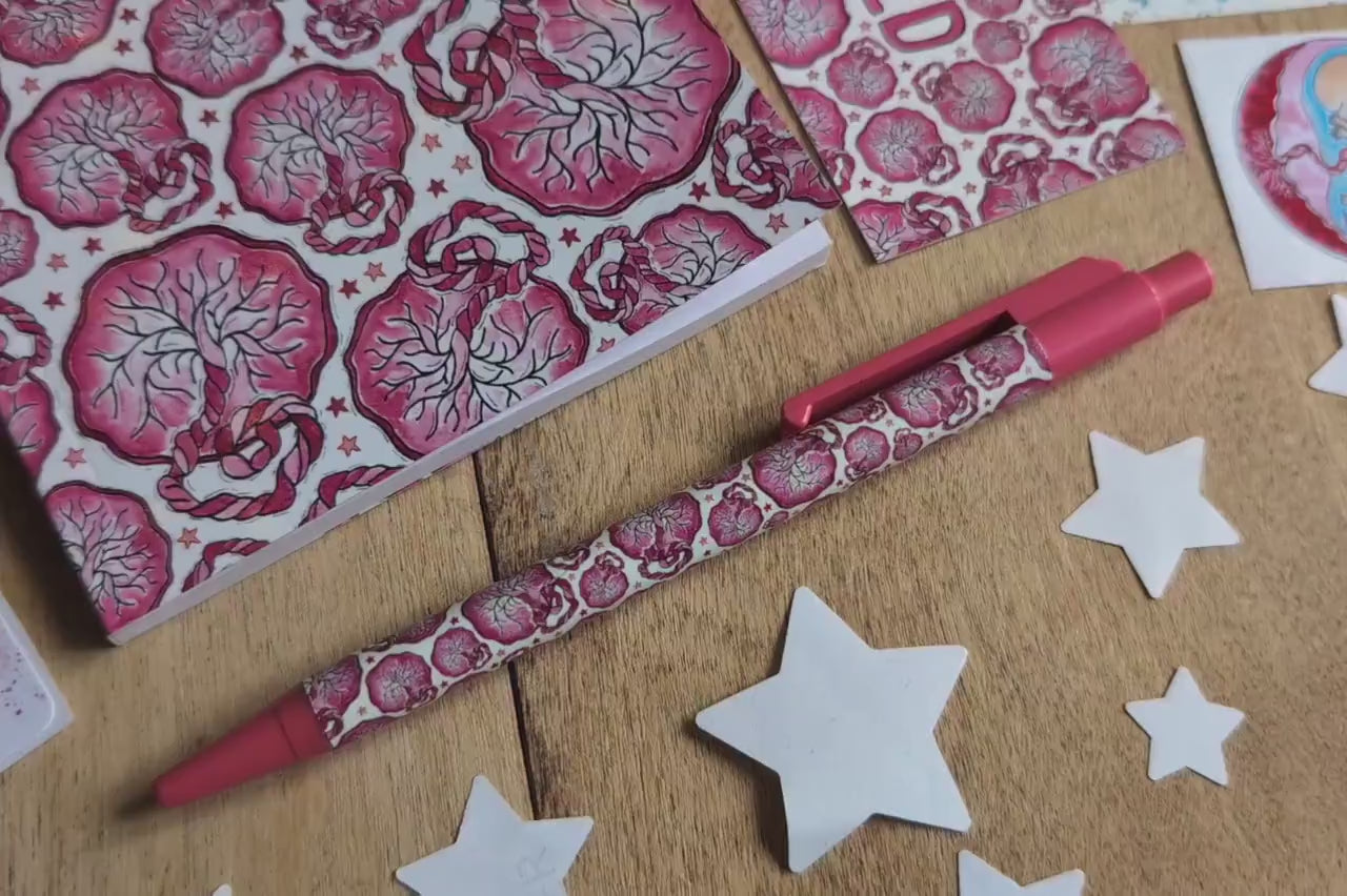 Student Midwife Placenta Notebook, Pen, Bookmark & Stickers