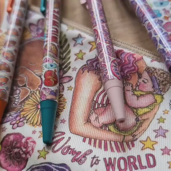 Midwife Pen Set + Bookmark