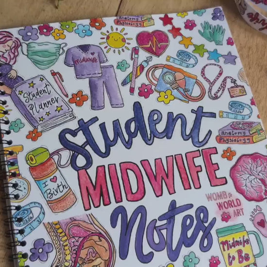 A4 Student Midwife Notebook Lined