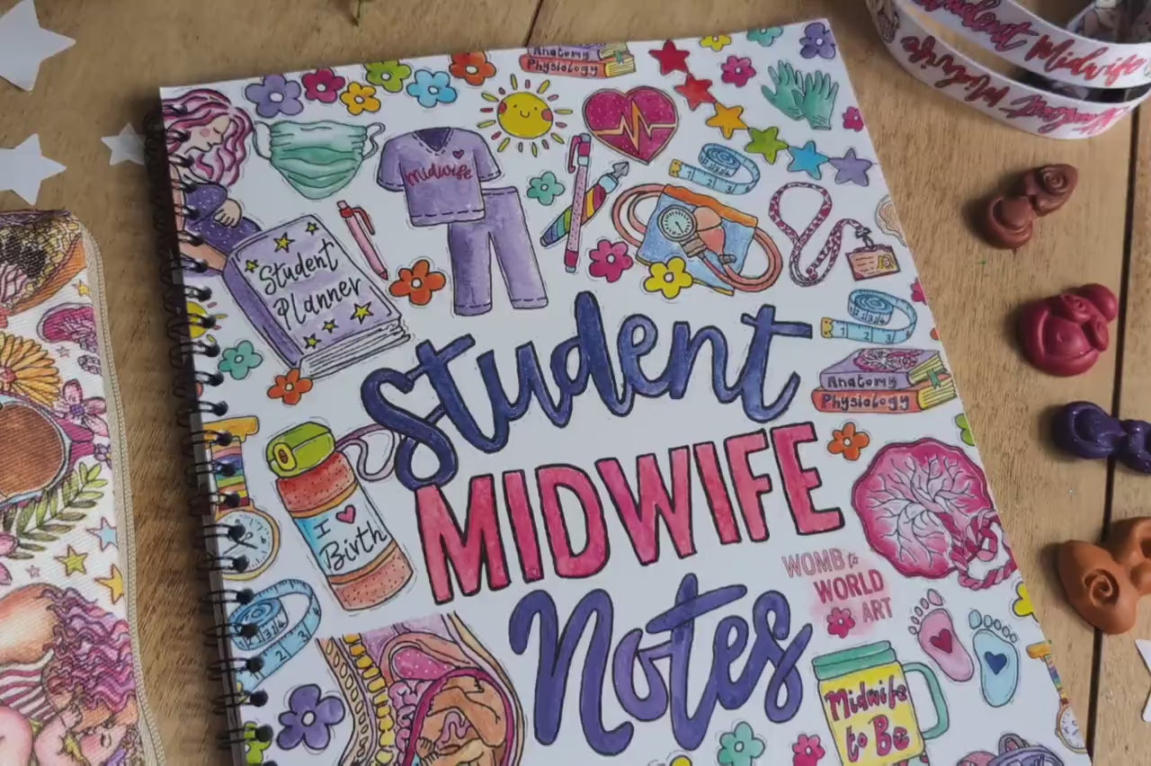 A4 Student Midwife Notebook Lined