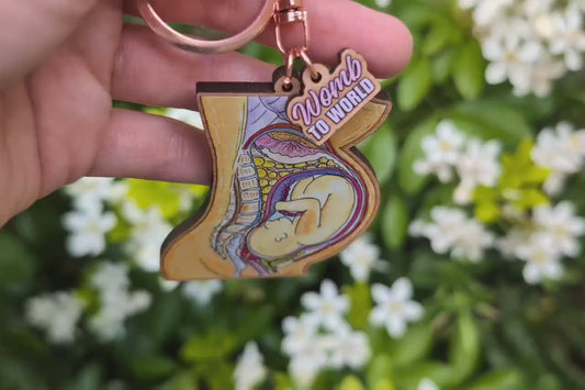 Student Midwife Keyring