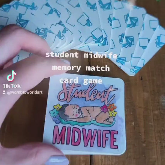 Student Midwife Memory Match Card Game