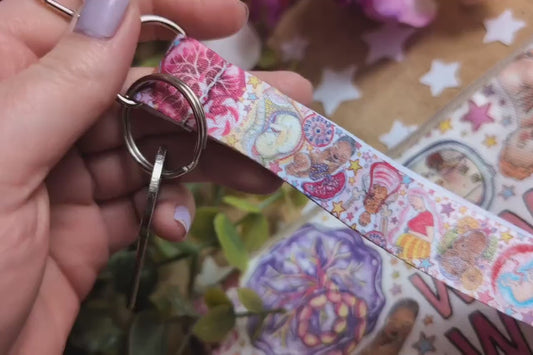 Pregnancy Art Key Fob Wrist Strap