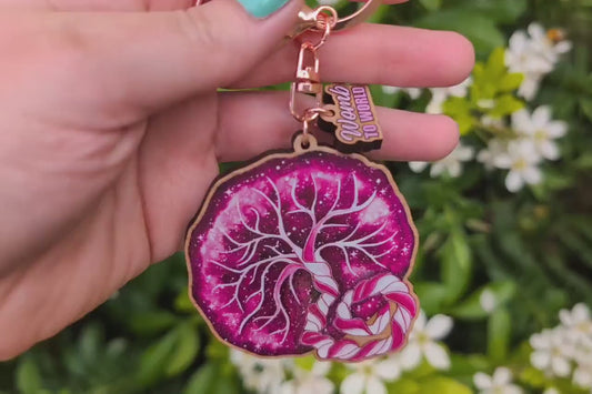Placenta Midwife Keyring
