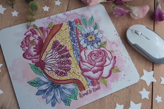 Breast Anatomy Art Mouse Mat