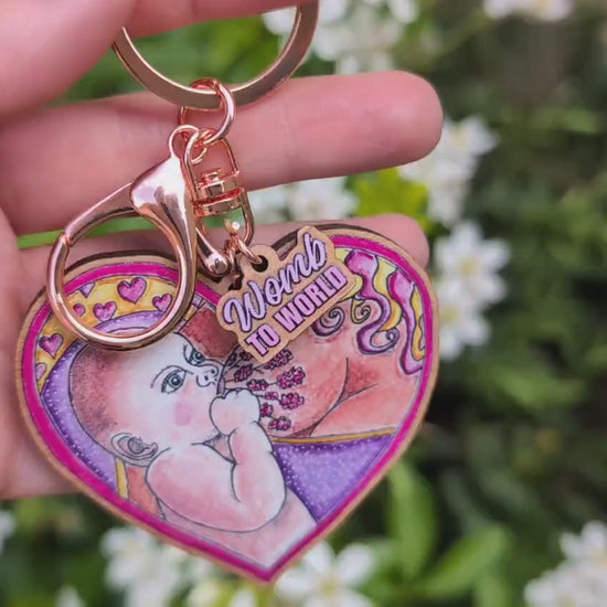 Breastfeeding Keyring