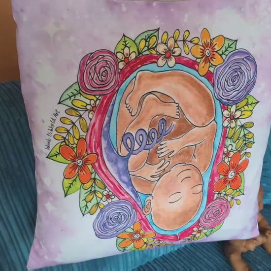 Baby in the Womb Art Bag