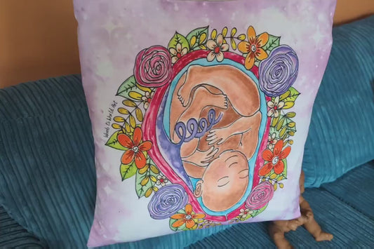 Baby in the Womb Art Bag
