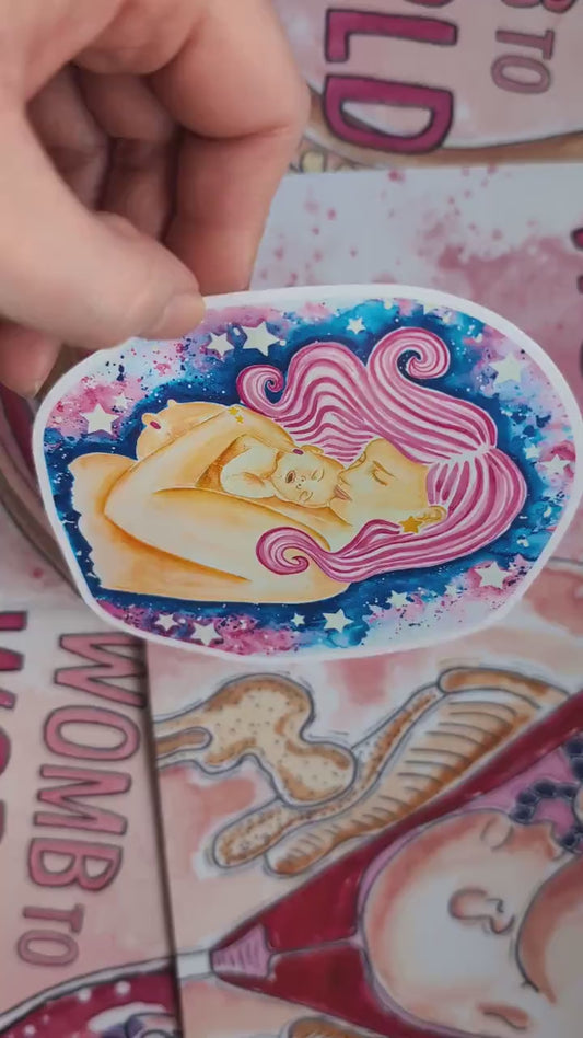 Mother and Baby Sticker 10cm