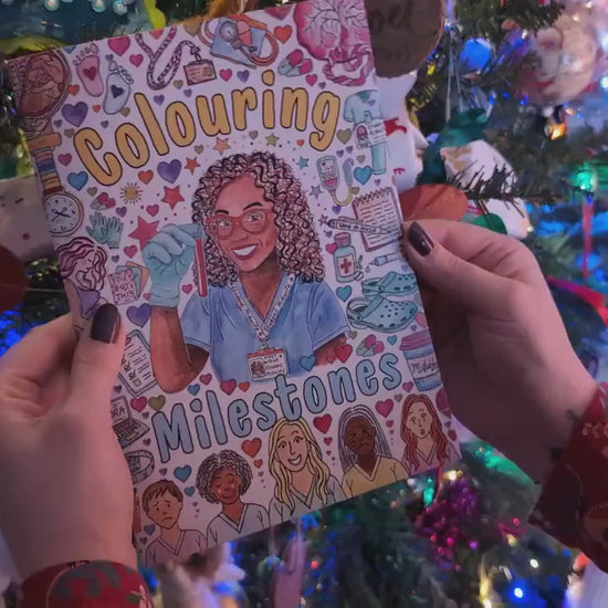 Student Midwife Colouring Milestones Book