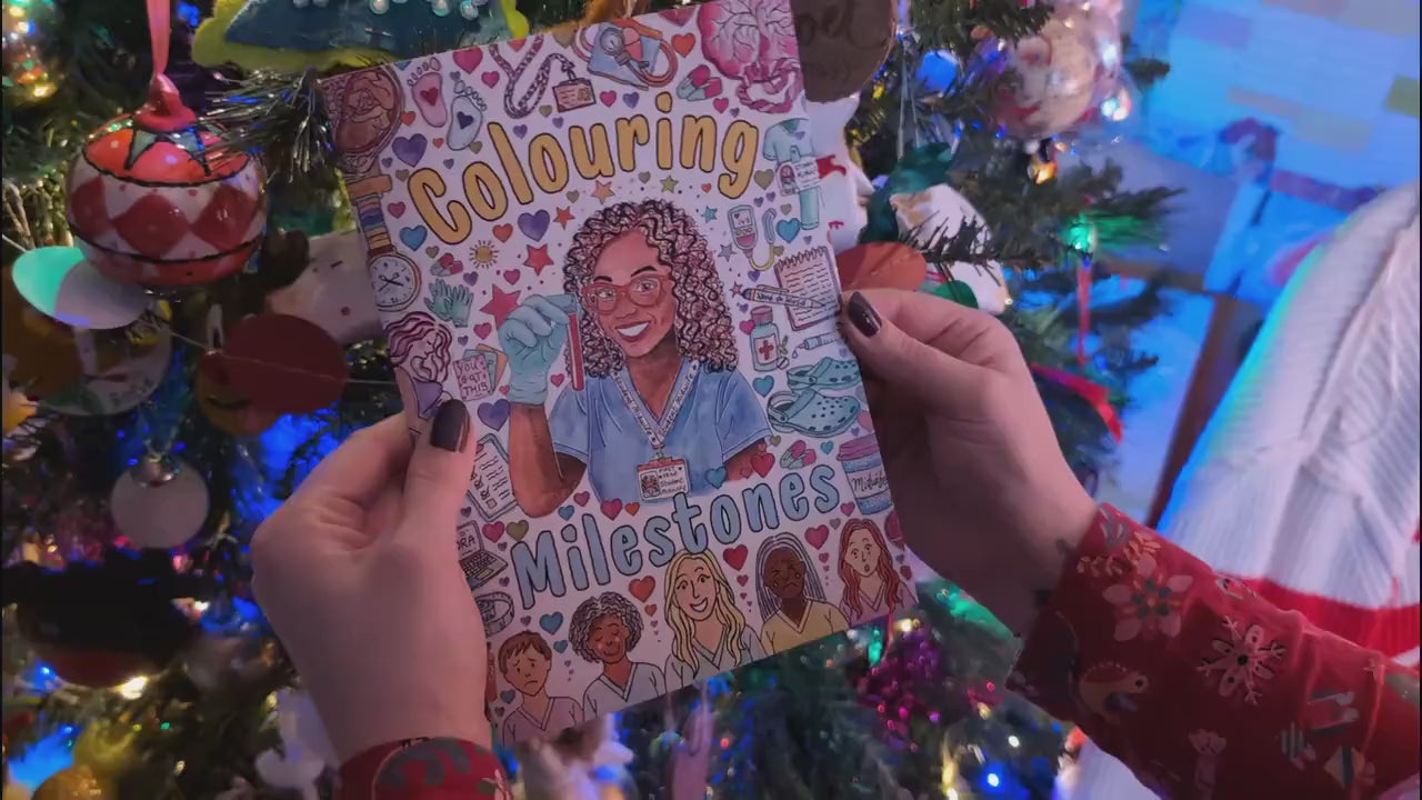 Student Midwife Colouring Milestones Book