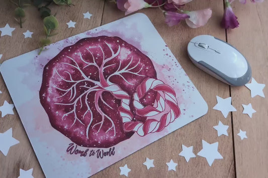 Placenta Art Mouse Mat Desk Pad