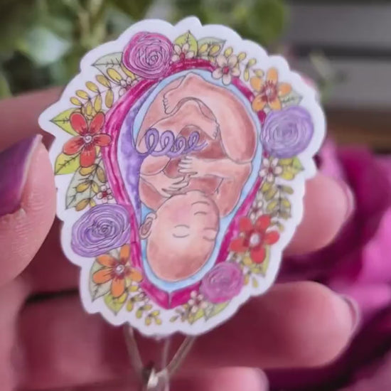 Midwife Badge Reel