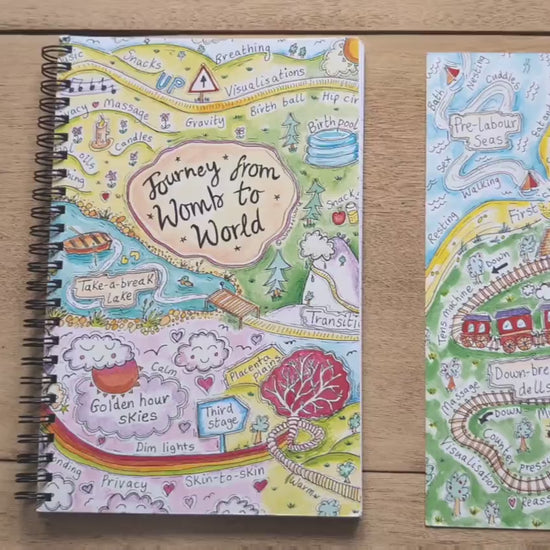 Stages of Birth A5 Midwife Notebook