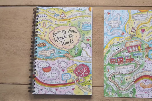 Stages of Birth A5 Midwife Notebook