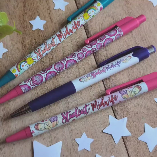 Student Midwife Pen Set + Bookmark
