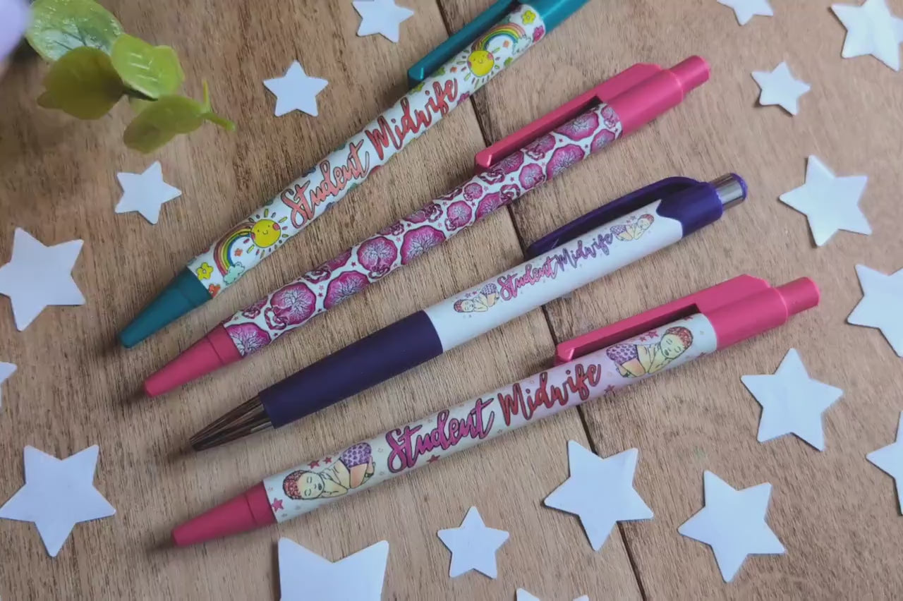 Student Midwife Pen Set + Bookmark