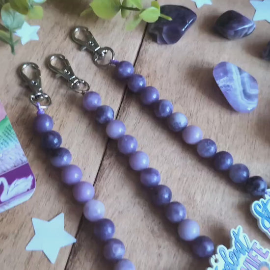 Student Midwife Dilation Beads Lepidolite