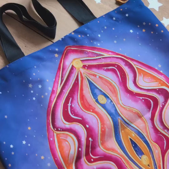 Yoni Art Tote Bag