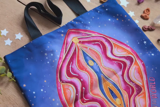 Yoni Art Tote Bag