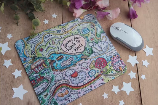 Stages of Birth Mouse Mat Desk Pad