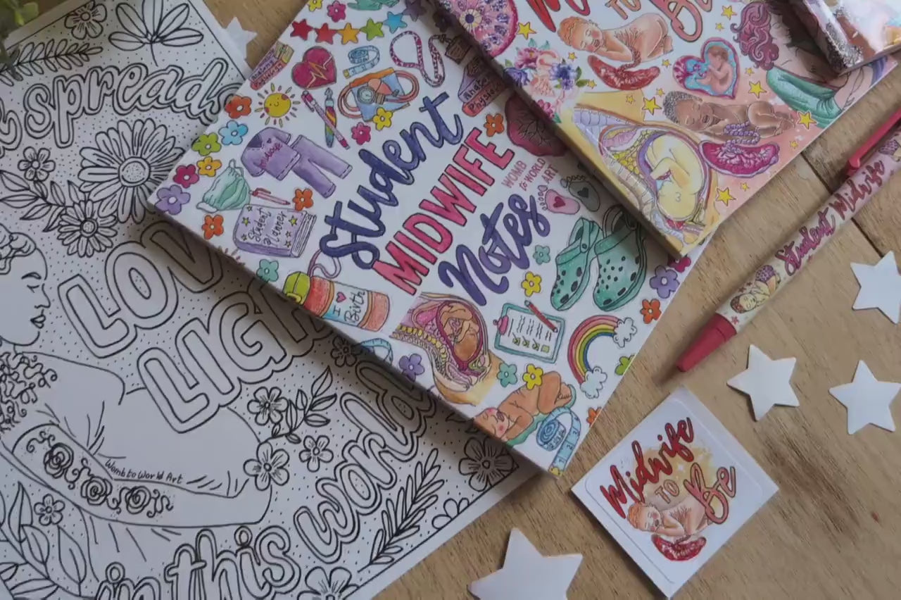 Student Midwife Pocket Notebooks A6 Lined