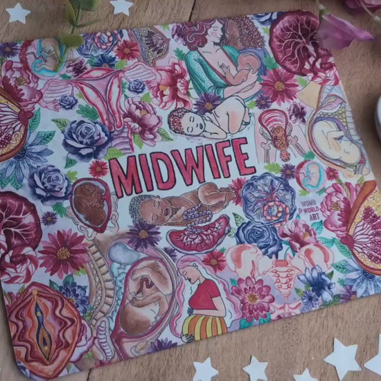 Midwife Mouse Mat Desk Pad