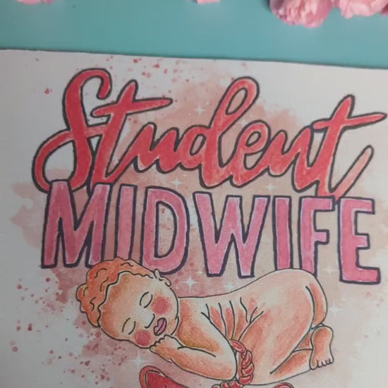 Student Midwife Mouse Mat Desk Pad