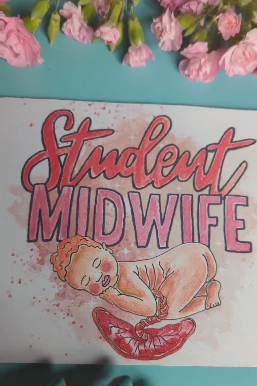 Student Midwife Mouse Mat Desk Pad