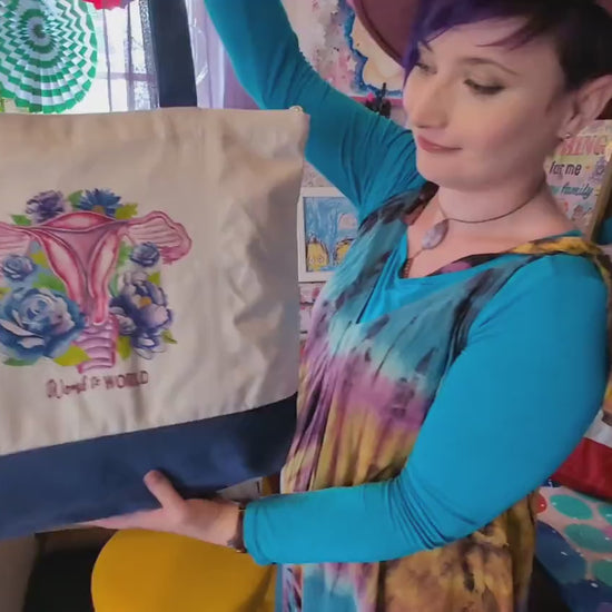 Womb Art Zipped Bag