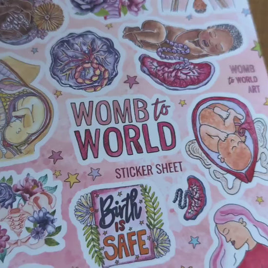 Birth Art Sticker Sheets 2 Pack